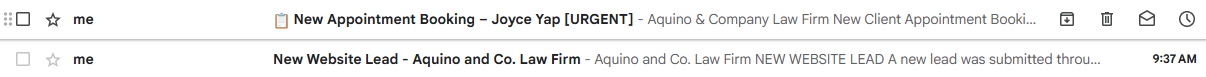 Automated Gmail for Lawfirm